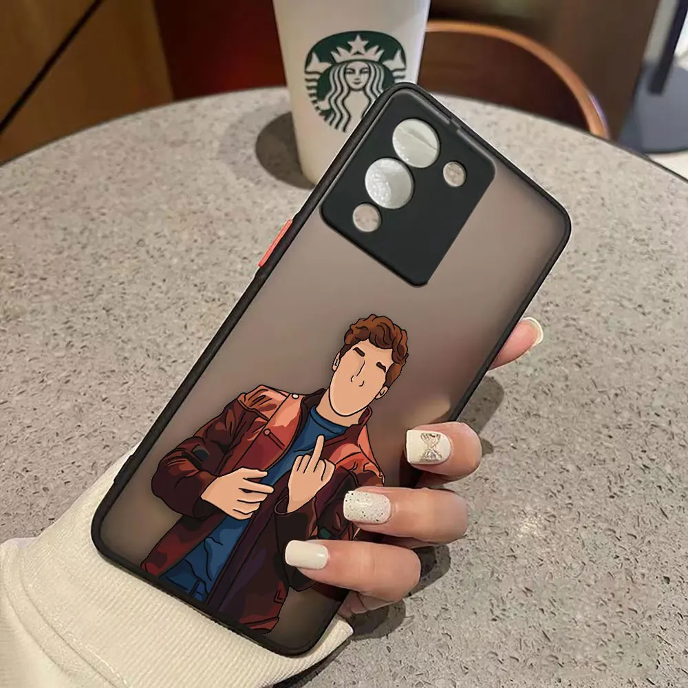 thumbnail image 1 of Matte Case for infinix NOTE 12 G96 11 10 8I 8 7 SMART 4 SPARK 8 5 6 PRO S5 Case Funda Coque Shell Marvel Avengers Heros Faceless, 1 of 5