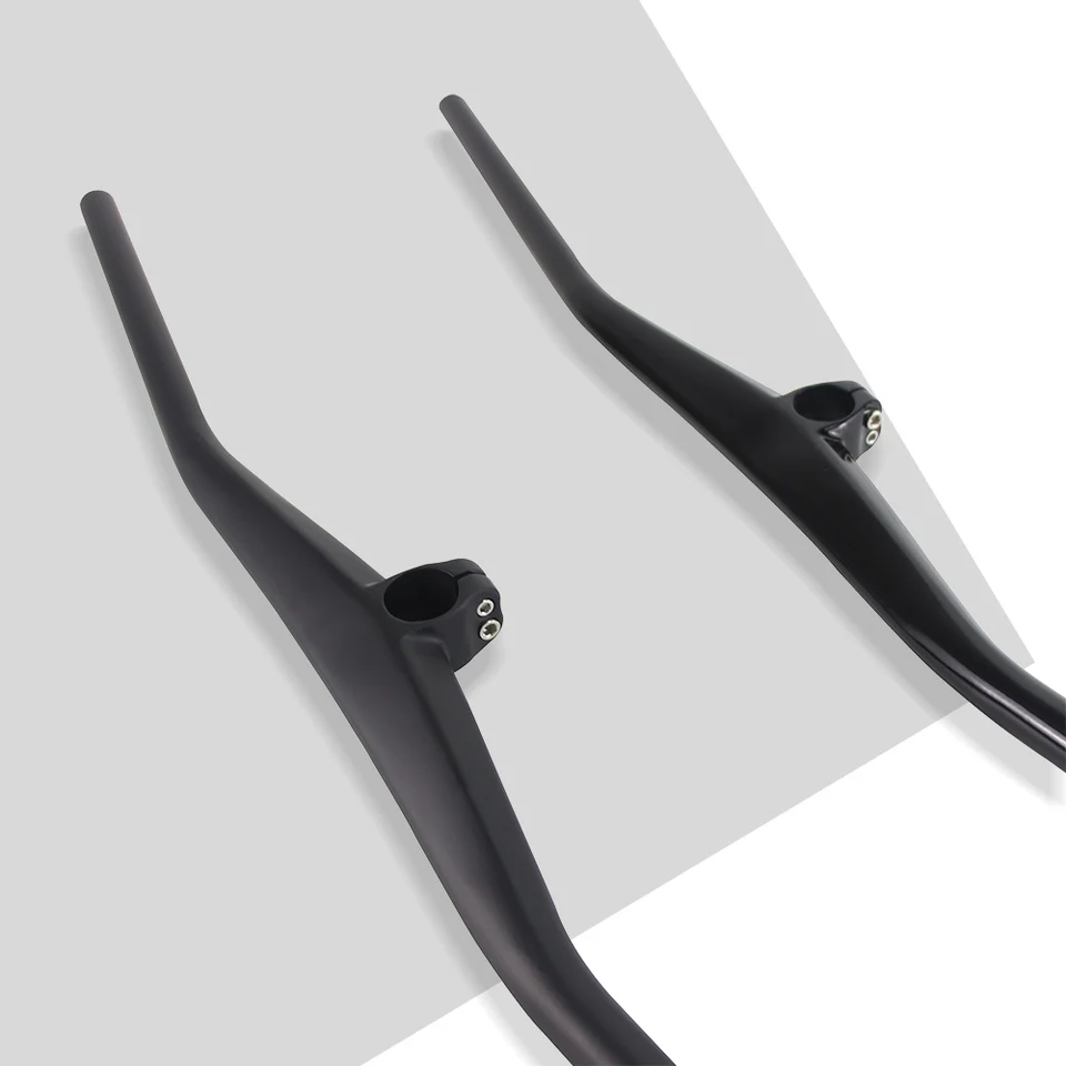 Guidon VTT Carbone Intégré 740mm / 50-110mm - 17° - Universel