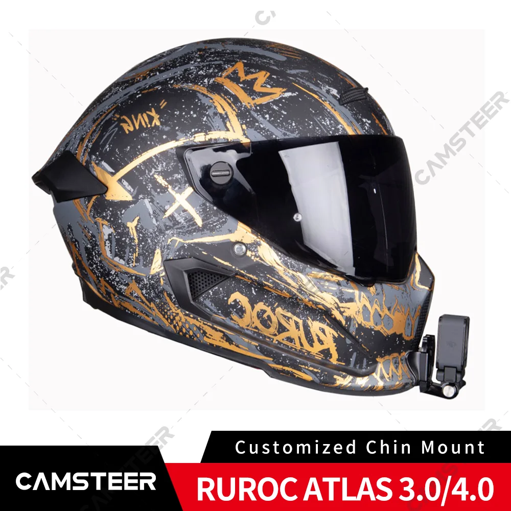 Gopro Ruroc Atlas Review 2019 Ruroc Atlas Red Motorbike Helmet