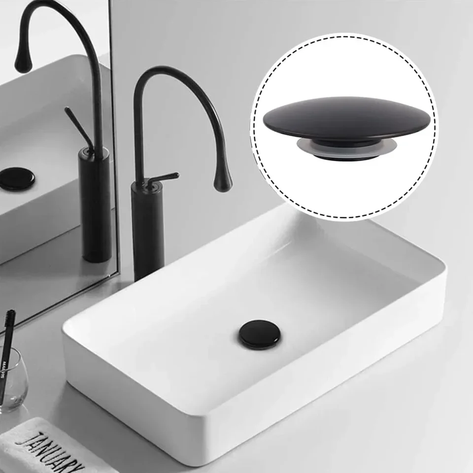 Tappo Scarico Universale Per Lavabo E Vasca - Ø 40-50mm, In Acciaio Inox E Silicone, Antifuga - Foto 9