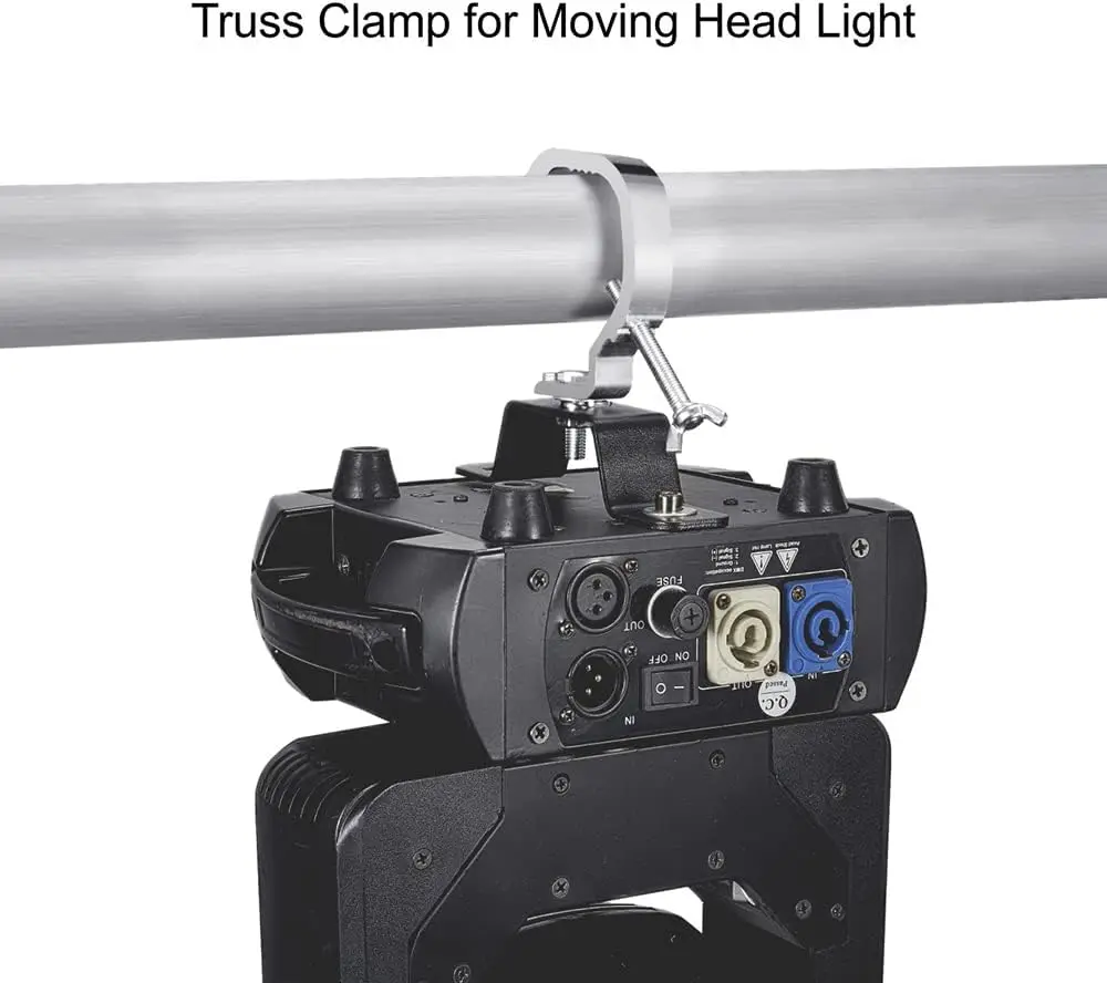 1.65-2.36 inch Stage Light Clip Hook Aluminum Truss C-Clamp, Heavy Duty Stage Li
