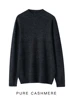 New Men's 100% Merino Wool Mock Neck Pullover Cashmere Sweater Soft Warm Jumpers Quality Casual Smart Knitwear Basic Tops Clothi 3