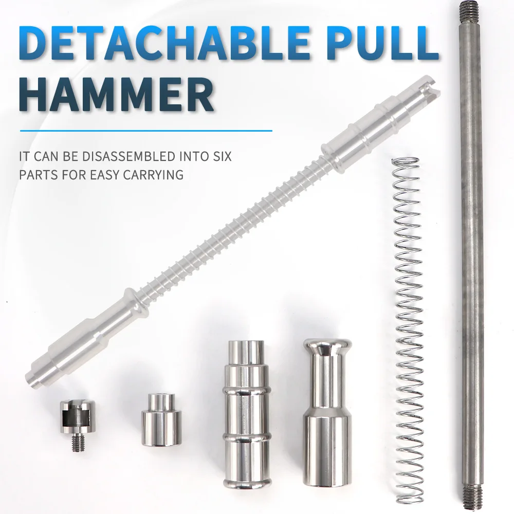 Double-Ended Spring-Loaded Pull Hammer Car Dent Repair Tool Hail Pit Light Dent Removal for Damage-Free Paint Repair