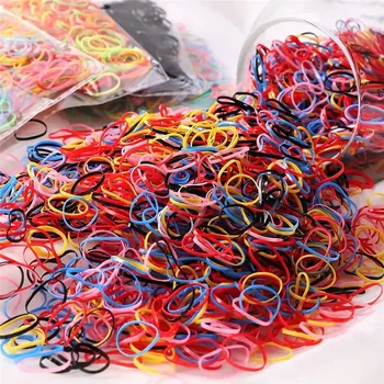 600pcs Pet Hair Rubber Band 6 Colors High Elasticity Dog Cat Hair Accessories Dog Cat Hairpin Pet Grooming Accessories