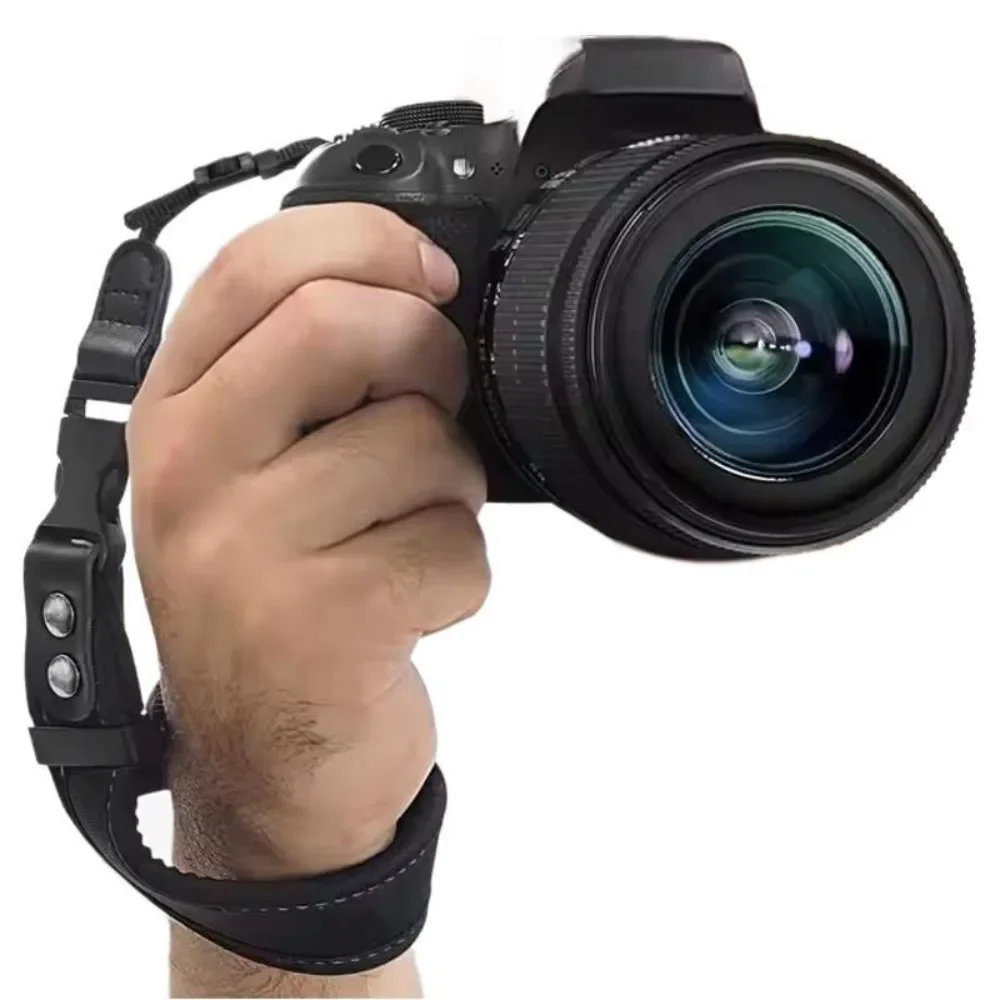 캐논, 니콘, , 후지필름 DSLR 미러리스 카메라용 퀵 릴리스 소프트 핸드 그립 손목 스트랩 액세서리