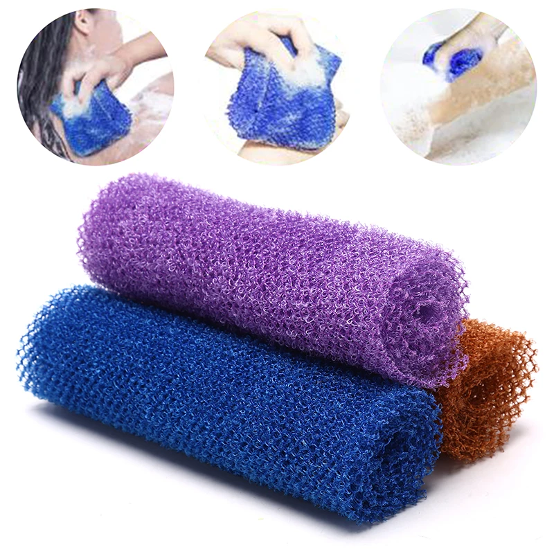 African Net Long Bath Body Exfoliating Long Net Shower Body Scrub Back Scrubber Skin Smoother Beauty Skin Bath Wash 2