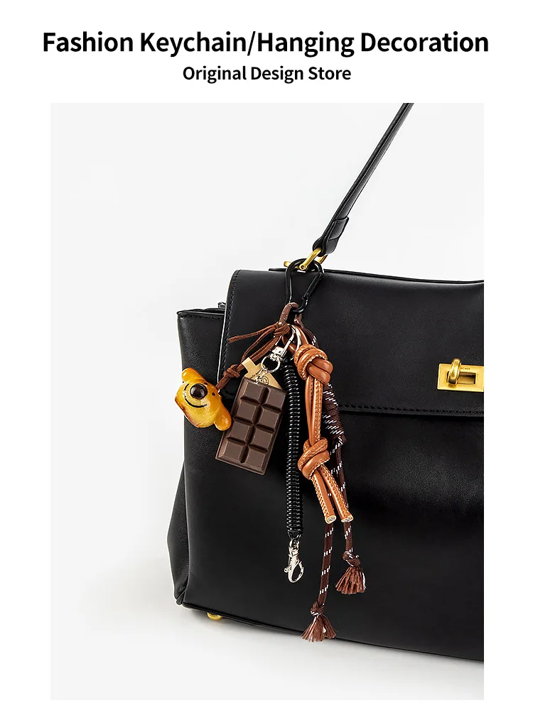 Cute Pretzel Bag Pendant Tennis Ball Ins Suitable For Mobile Phone Bag Pendant Accessory Keychain Couple Pendant