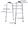 High Quality Folding Portable medical mobility frame walker walking aids the elderly crutch buoyancy aids walking 5