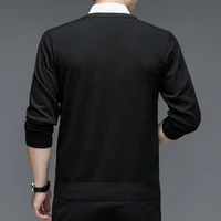 Men Wool Sweater Cardigan Buttons Down Long Sleeve Argyle Retro Vintage Casual Knit Sweater Thick for Autumn Winter V Neck 01115 2