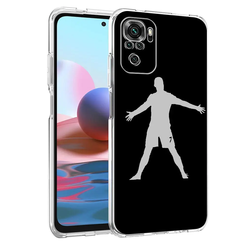Football Player Soccer Art Soft Clear Phone Case
