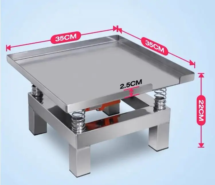 

Вибрационная платформа из нержавеющей стали для бетона, цементного раствора