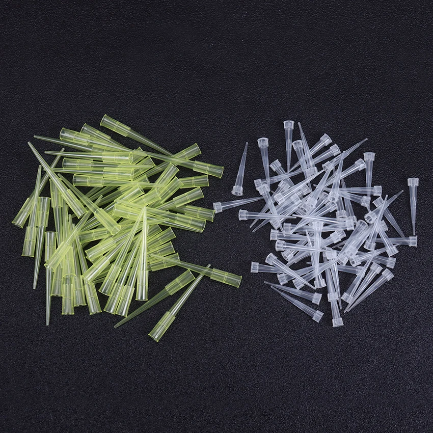 1000PCS/Pack Disposable Pipette Tip Lab 10ul 200ul PP Plastic Pipette Tips For Microbiological