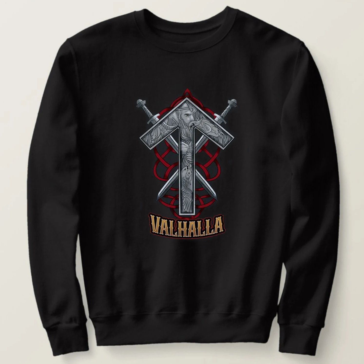 

Sons of Odin Valhalla Germanic Paganism Viking'er Tiwaz Rune Sweatshirts 100% Cotton Comfortable Casual Mens Pullover Hoodie