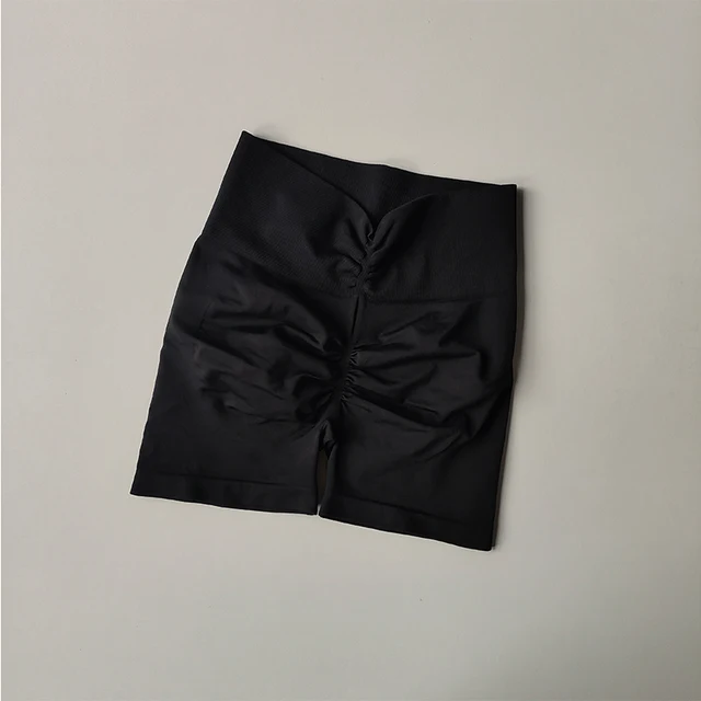Short de Yoga taille haute sans couture pour femmes, Sexy, contrôle du ventre, Leggings courts de gymnastique, respirant, Short d'entraînement de course