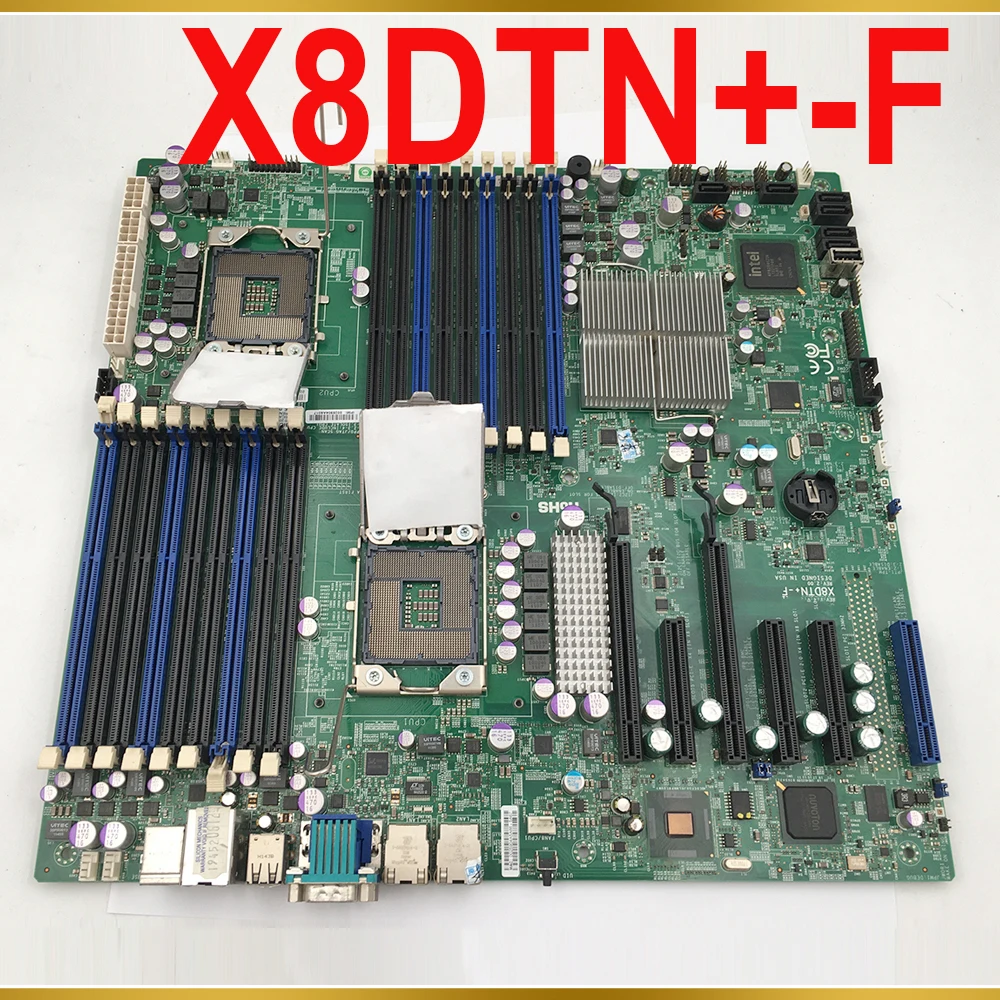 Per Scheda Madre Server Supermicr Supporto Lga 1366 X58 Per Processore Intel Xeon Serie 5600/5500 X8Dtn +-F