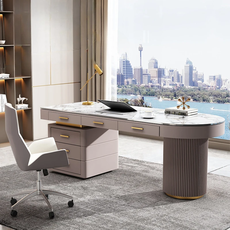 

Study Office Work Desk Drawers Accessories Executive Computer Computer Desk Staff Single Scrivania Angolare Furniture HD50WD