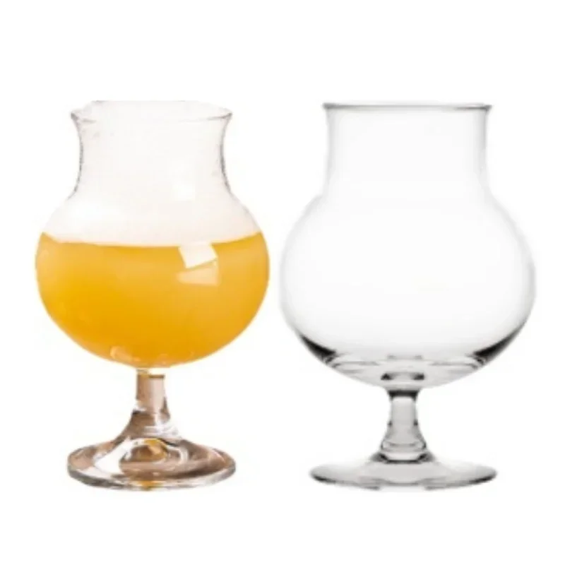 2pcs Classic 500ml Wheat Craft Beer Cup Set Home Bar Tasting Wine Glass Juice Cold Drink Goblet Drinkware