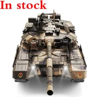 Remote Control T90 Tank Chariot Metal Tracked Main Battle Electric Launchable Military Model High-tech Off-road Chariot Toy 1
