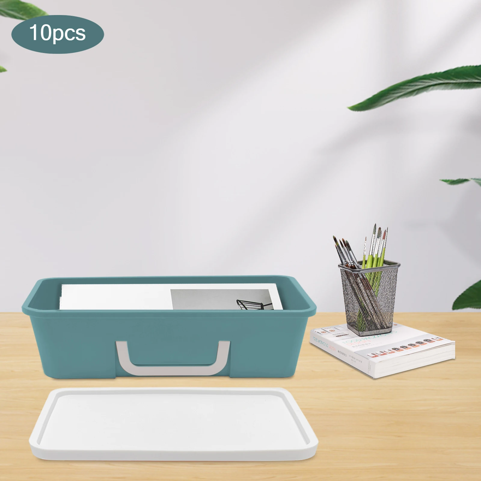 

10 шт., прямоугольные органайзеры для книг и ключей