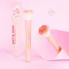 1pc New Cat Paw Blush Brush With Storage Box, Professional Makeup Tool Suitable For All Skin Types 1