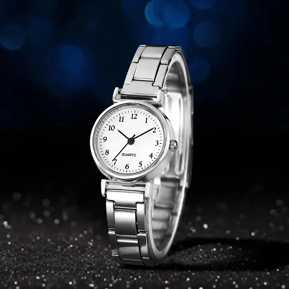 Silver Bracelet Watch For Women Small Dial Luxury Ladies Wristwatch Steel Elegant Quartz Female Clock Fashion Gift reloj mujer - 2