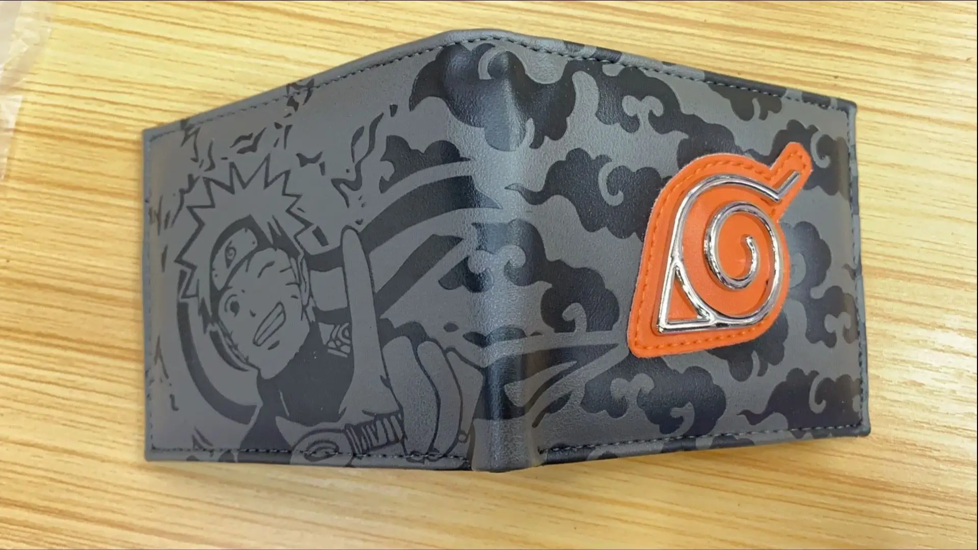 Naruto & Kakashi Foldable PU Leather Wallet — product detail