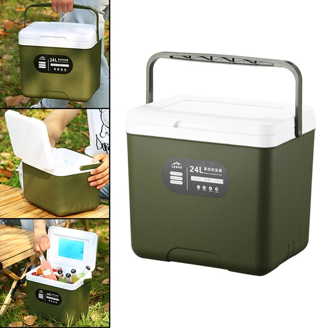 Outdoor Camping Insulated Box Portable Fresh Freezer Car Ice Bucket Save  Space Ice Cooler Camping Accessories - AliExpress