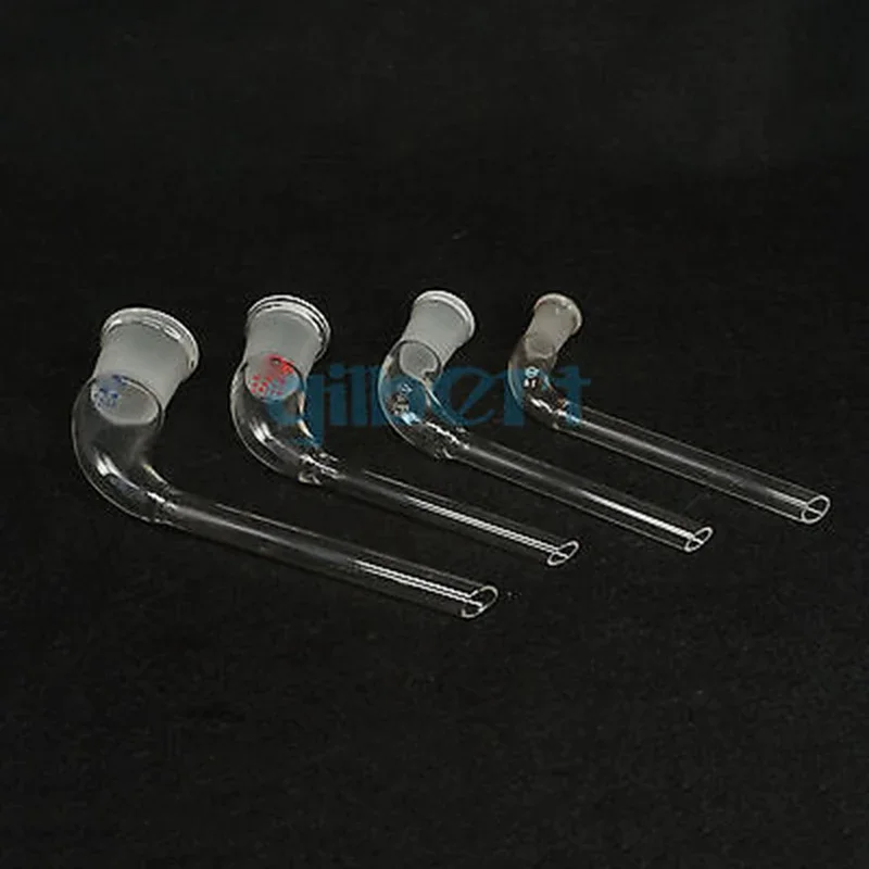 Joint Distilling Glass Adapter 105 Degree Bend Laboratory Glassware 14/23 19/26 24/29 29/32