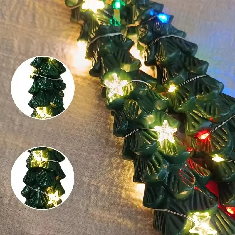 Led Electronic Candle Light Simulation Christmas Tree Ornament Pine Tree Electronic Candle - Image 2