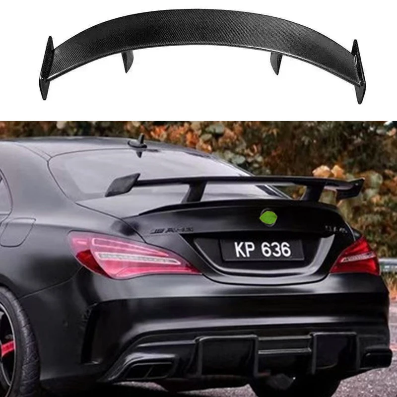 

GT Spoiler For Mercedes CLA Wing CLA45 W117 C117 100%Carbon Fiber Rear Trunk Lid rCLA180 CLA200 CLA250 CLA260 2013 ON GT Spoile