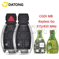 Dong World กุญแจรีโมทรถยนต์ cgdi สำหรับ Mercedes Benz W164 W166 W207 W204 W212 W216 W221 W251แบบไร้กุญแจ315/433MHz การ์ด