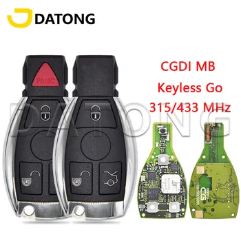 Datong World CGDI 자동차 원격 제어 키, 메르세데스 벤츠 W164, W166, W204, W207, W212, W216, W221, W251 용, 키리스 고 315/433MHz 카드
