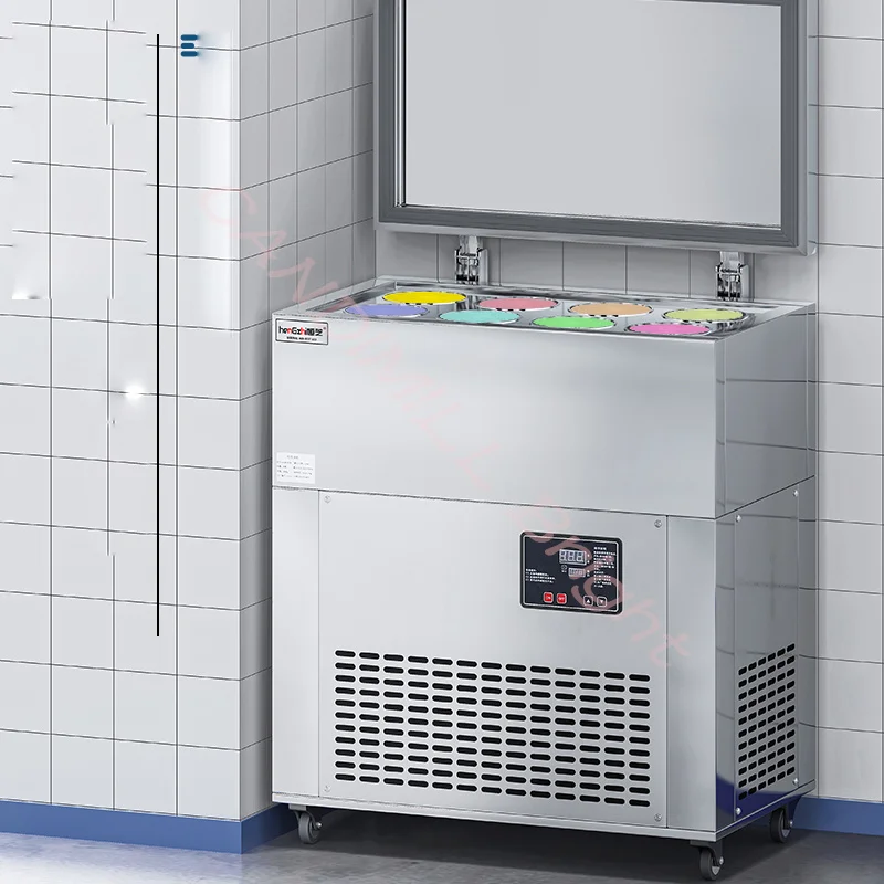 Icicle Machine 6/8 Barrel Ice Machine Dessert Snowflake Ice Commercial Automatic for Milk Tea Shop