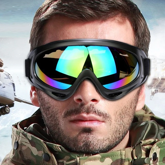 Gafas de Snowboard para hombre, lentes de esquí de montaña, moto