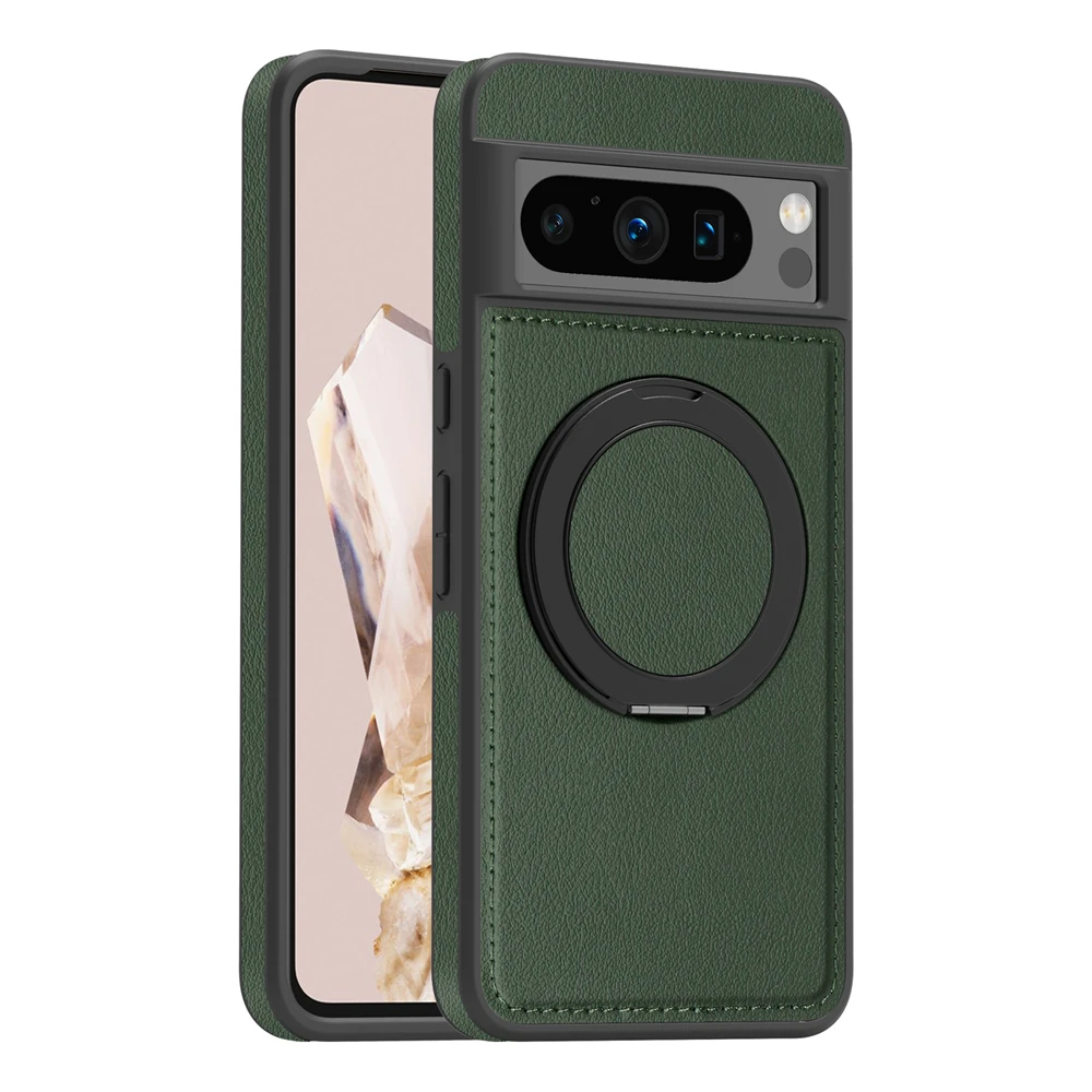 Enhanced Magnetic Fabric Case with Rotating Bracket and Wireless Charging Compatibility