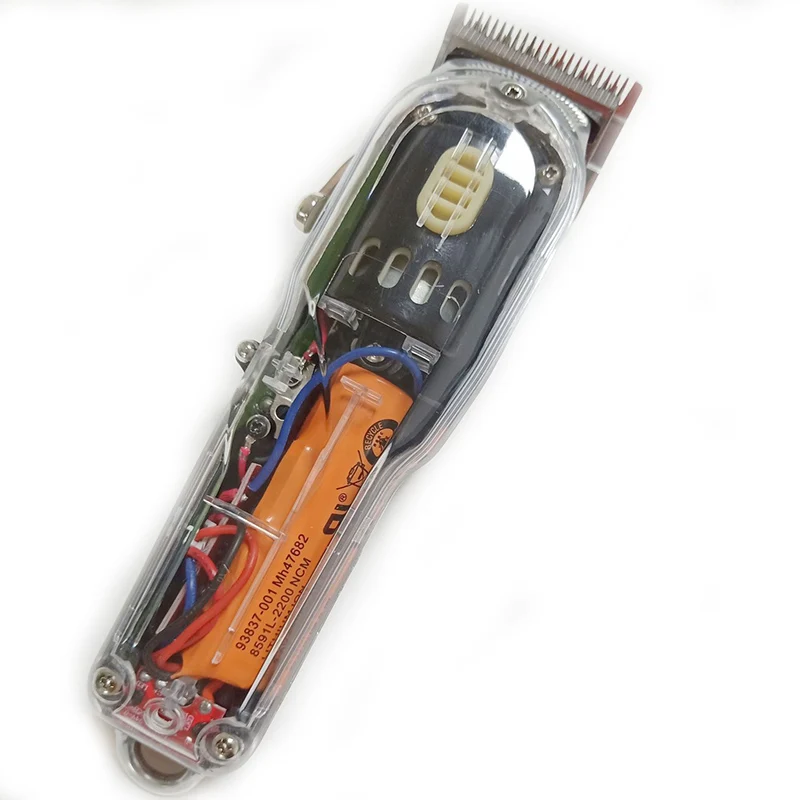 Hair Cutting machine Clear DIY Back Housing Case Transparent Cover for