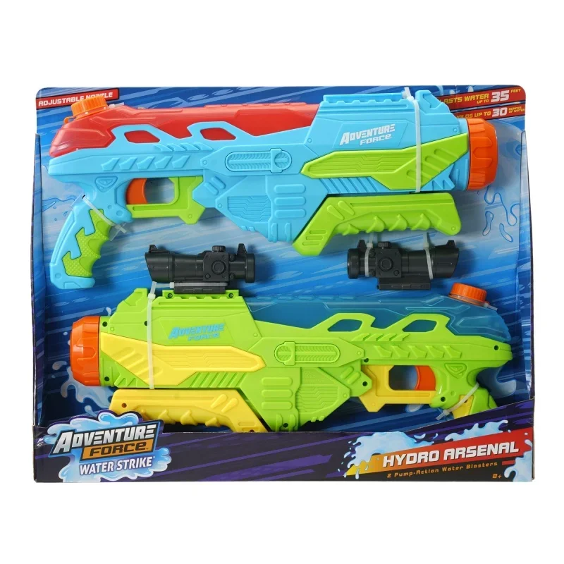 

Водяные бластеры Adventure Force Hydro Arsenal-2 упаковки, возраст 6 лет