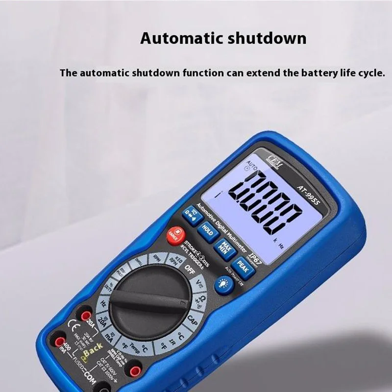 CEM AT-9955 자동차용 디지털 멀티미터 (700VAC, 1000VDC, 20A)