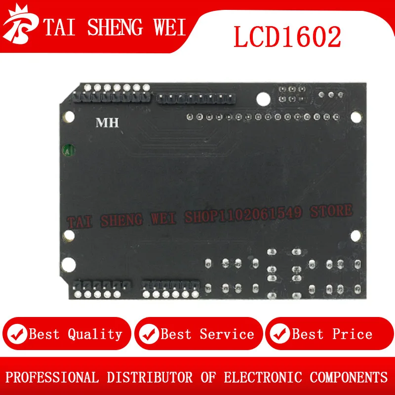 1PCS, LCD Keypad Shield LCD1602 LCD 1602 Module Display blue screen For Arduino UNO R3