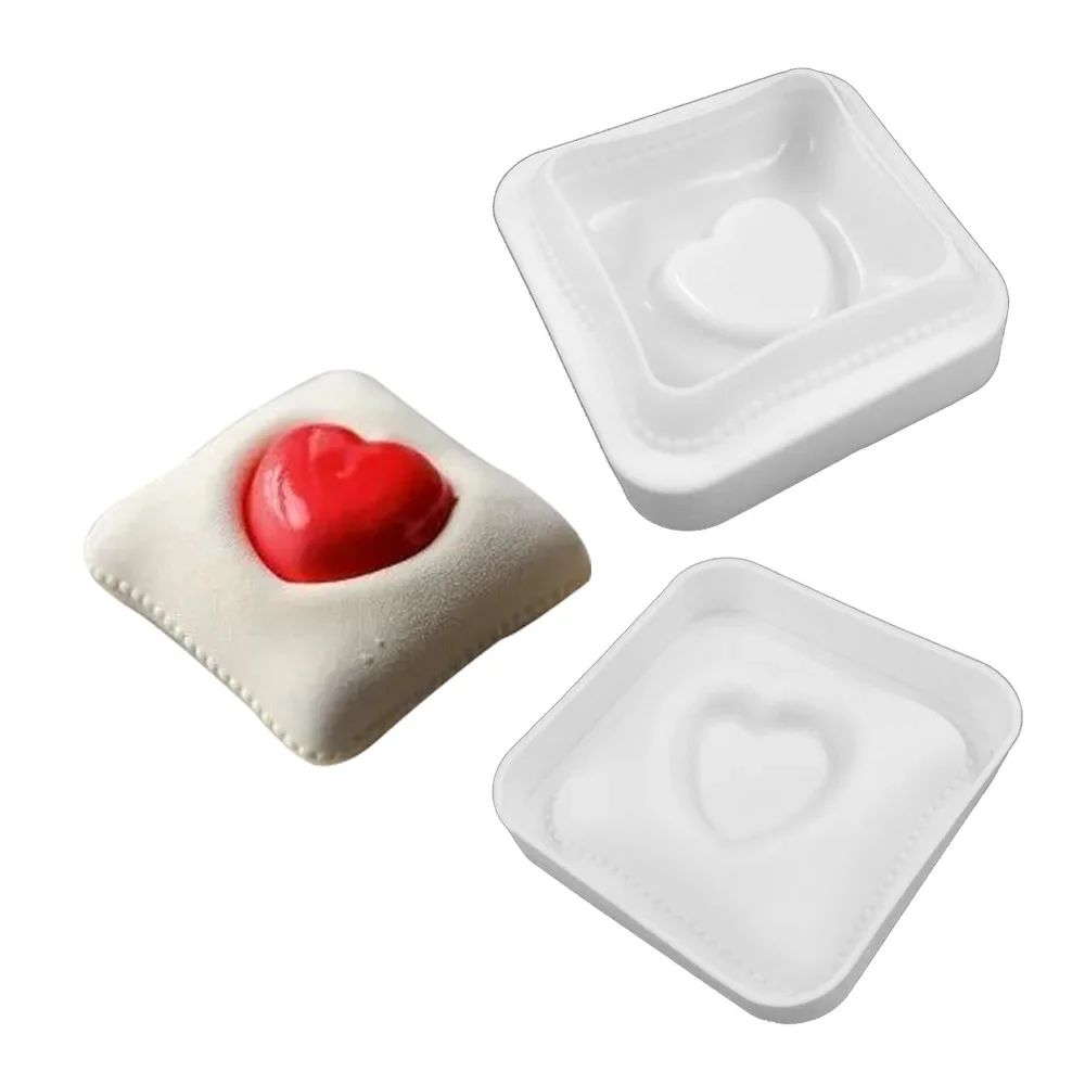 Love Throw Pillow Silicone Mold DIY Love Heart Soap Resin