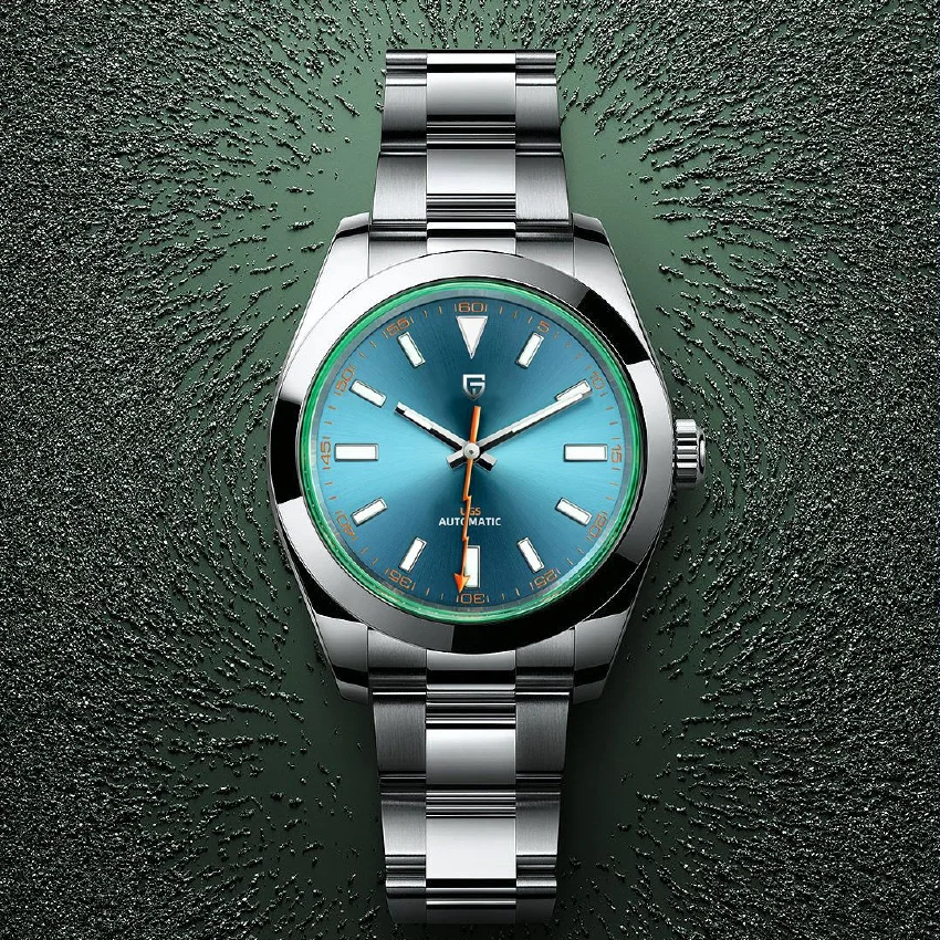 

PAGANI DESIGN Green Glass Sapphire Men's Mechanical Watches Luxury Automatic Watch For Men NH35A Stainless steel Dive Clock Man