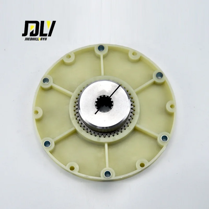 Hydraulic Pump Disc Coupling Flexible Spline Gear Shaft SY205C OD265mm 6Holes 42T