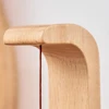 Dopamine Wind Chime C-Shaped Solid Wood Wind Chime Wireless Magnetic Suction Wooden Doorbell for Home and Office Car Decoration 5