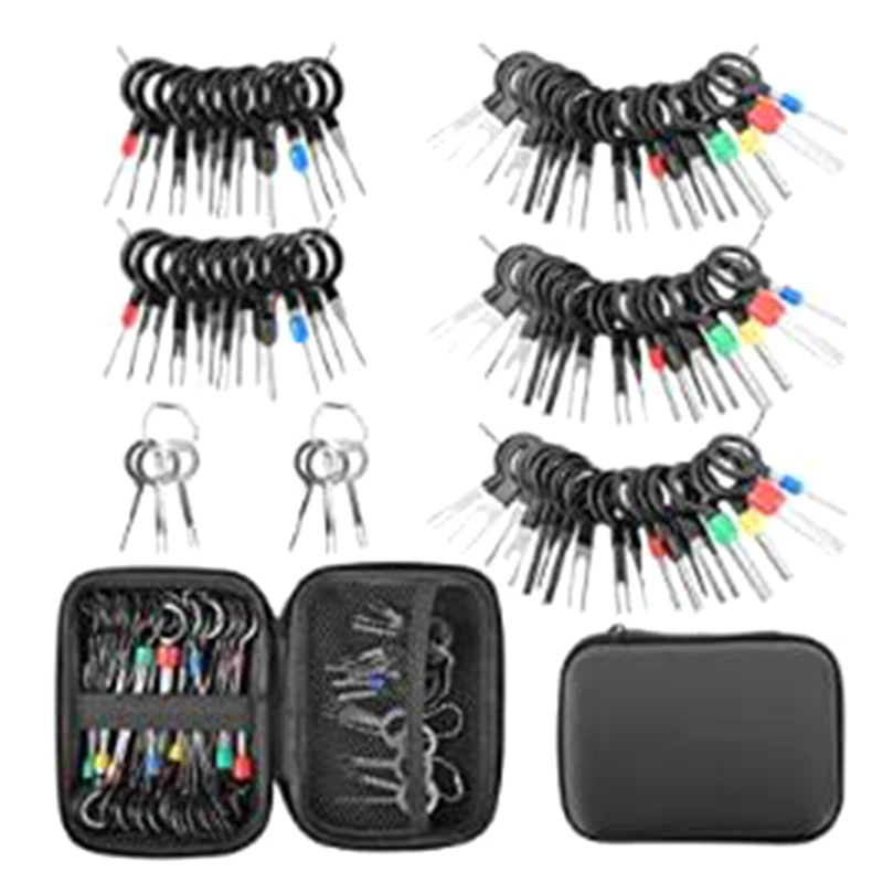 

82PCS Wiring Crimp Connector Puller Tools Depinning Tool Wire Terminal Release Tool for Automotive Car Household Devices