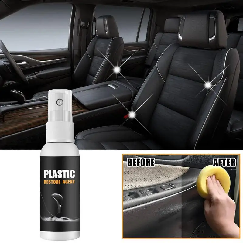 Multi-purpose Foam Cleaner Spray Interior Car Cleaner Interior Spare Part  Seat Leather Liquid Wax Polish Plastic Restore Cleaner - AliExpress