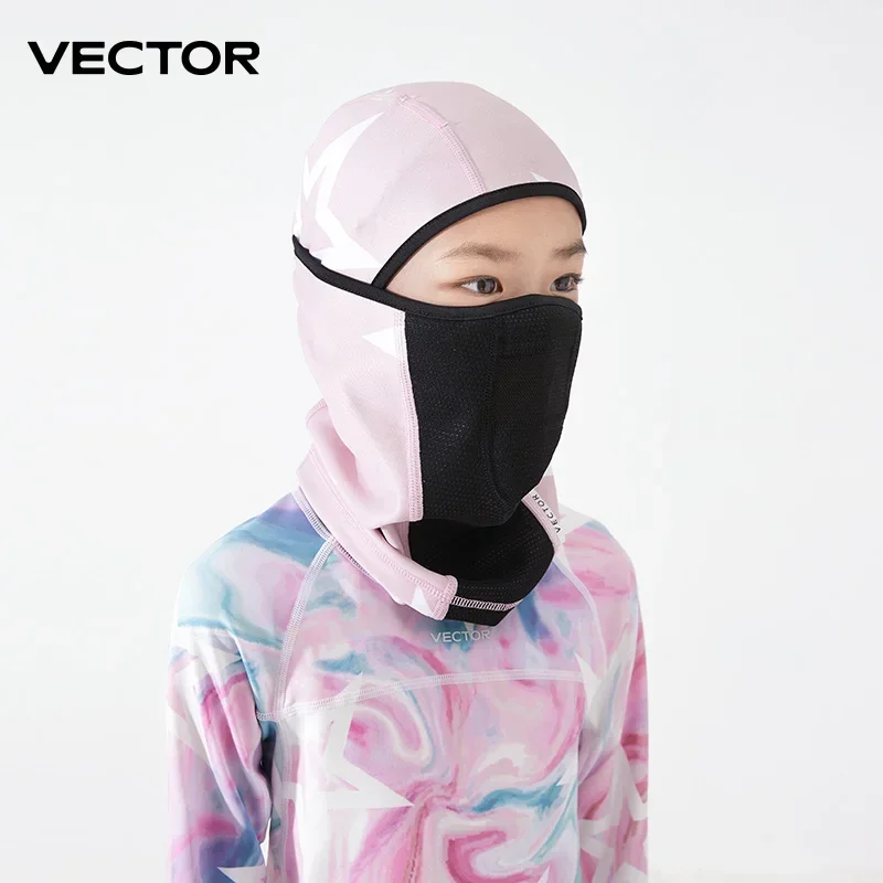 VECTOR Children Winter Cycling Mask Fleece Thermal Keep Warm Windproof Cycling Face Mask Balaclava Ski Fishing Skiing Hat