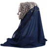 Women Long Tops for Muslim Fashion Headscarf  Pearl Chiffon Turban Scarf Hijab