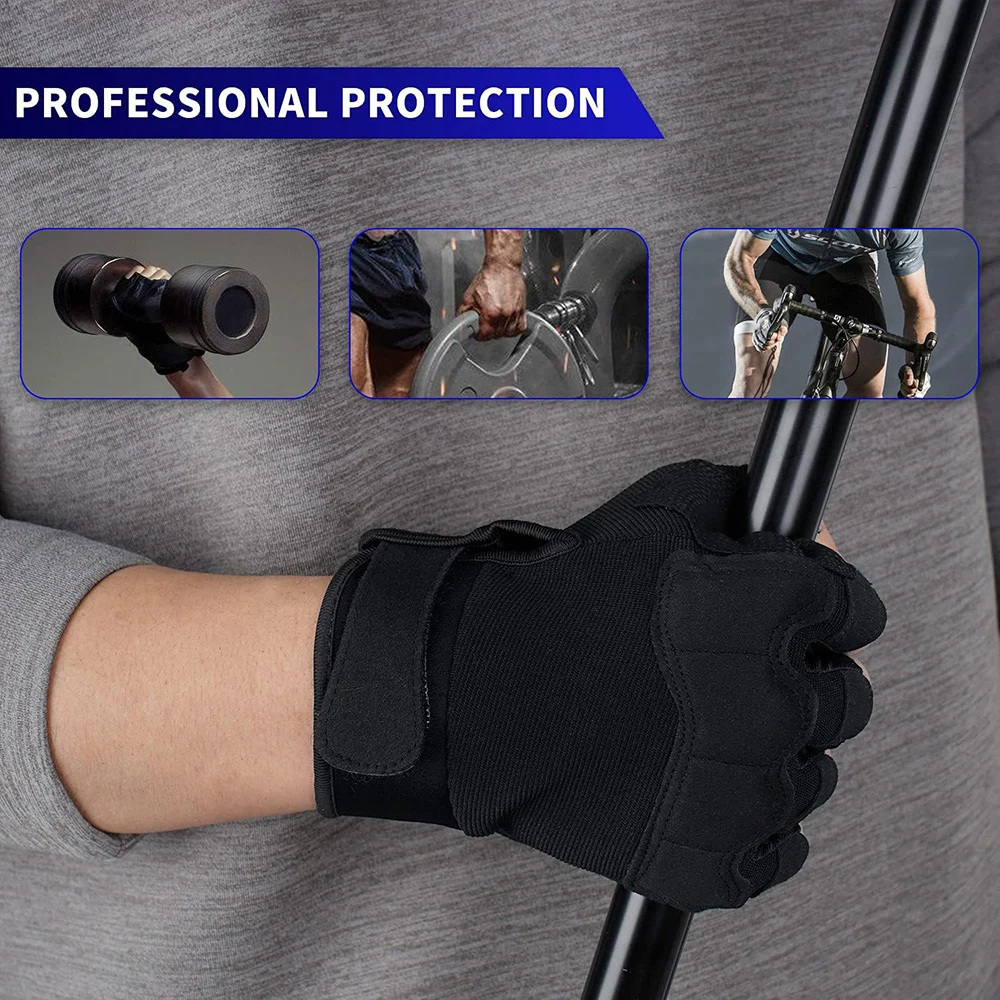 Half Finger Tactical Gloves Fingerless Gloves for Airsoft Shooting Hunting Hiking Cycling Driving Motorcycle Climbing ﻿ 5