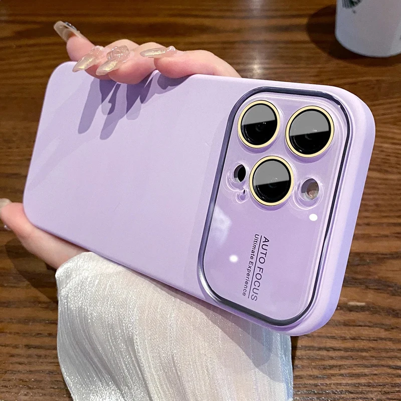 Original Liquid Silicone Glass Full Camera Protect Case For Iphone 17 Pro Max Air 16 15 14 Plus 13 Shockproof Soft_voghion.com