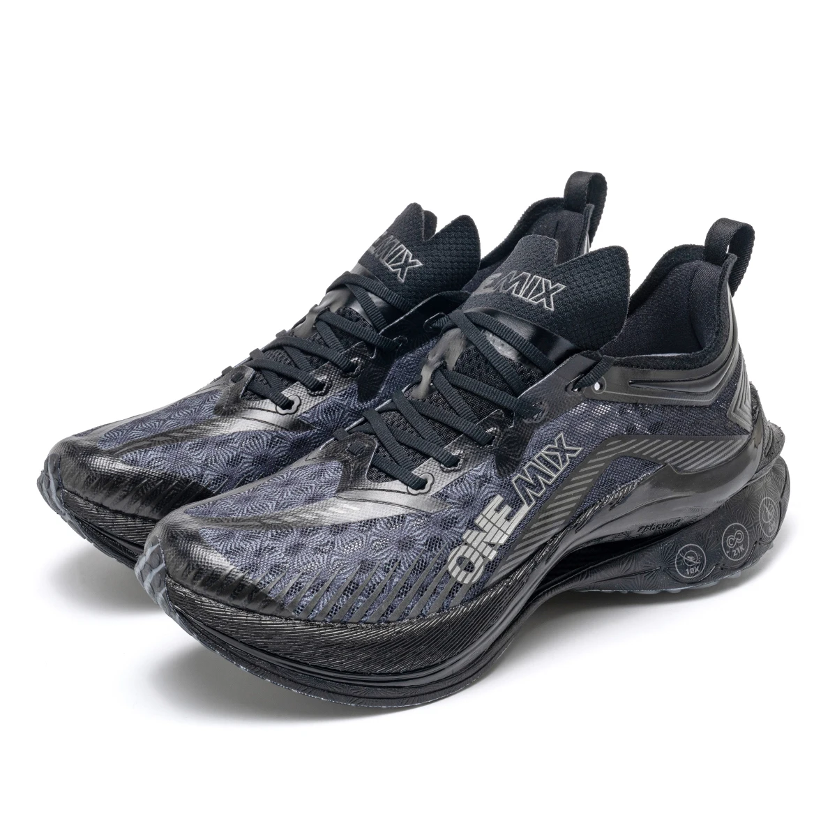 Running Shoes Men Carbon Plate Marathon Anti-slip Ultra-light Rebound Athletic